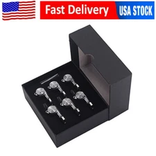 Chrome 6R Inline Guitar Tuning Pegs Locking Tuners Key Machine Head for Strat ST