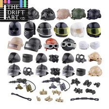 Military Solider Figures Helmets Mask weapon For LEGO Building Blocks Brick Toy