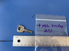 1 Small Vintage Master Key, Locksmith, Suitcase