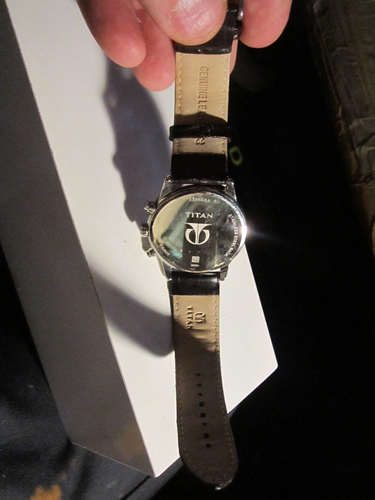 MEN'S TITAN WATCH INDIA - 1734SAA - BAND FITS TO 8" WRIST - OFC-T4 - 第 4/5 張圖片
