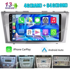 4 64GB For 2007-2011 TOYOTA CAMRY 9" Android 13.0 Bluetooth Car Stereo Radio GPS
