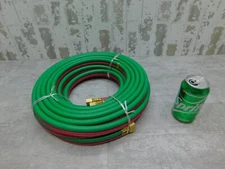 NEW Techniweld Blue Star Twin-Line Welding Gas Hose, HTI14X50T, 1/4" x 50' New