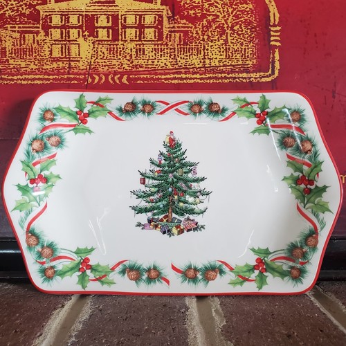 Spode Annual Dessert Tray 2010 Christmas Tree Yearly Collection Small Orig. $40 - Picture 5 of 24