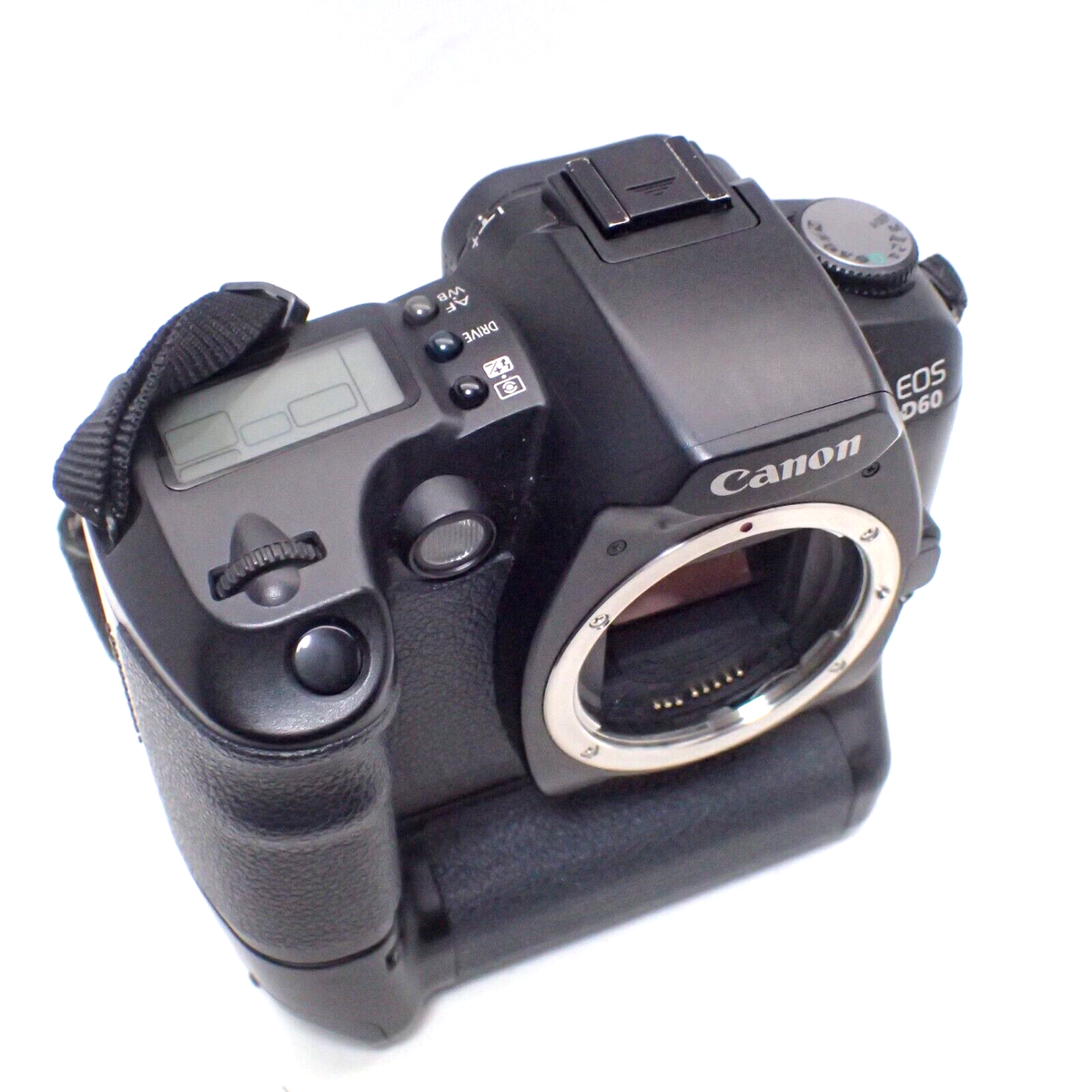 Canon EOS D60 6.3MP Digital SLR Camera Black Body w BG-ED3 Grip
