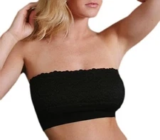Coobie Women's Strapless Lace Bandeau One Size Style 9062