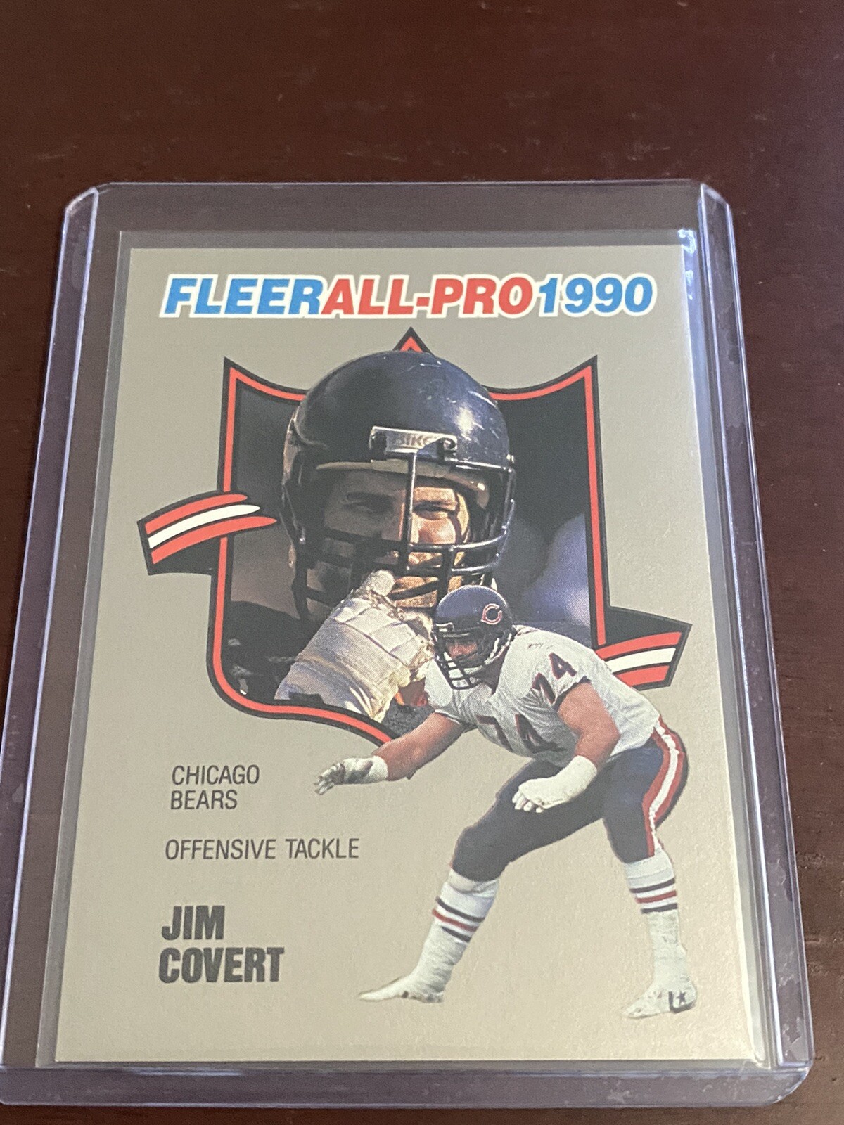 1990 Fleer #7 Jim Covert All-Pro
