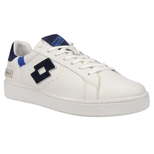 Lotto Mens Autograph Block Lace Up Sneakers Shoes Casual, Men's, Size: 9, White