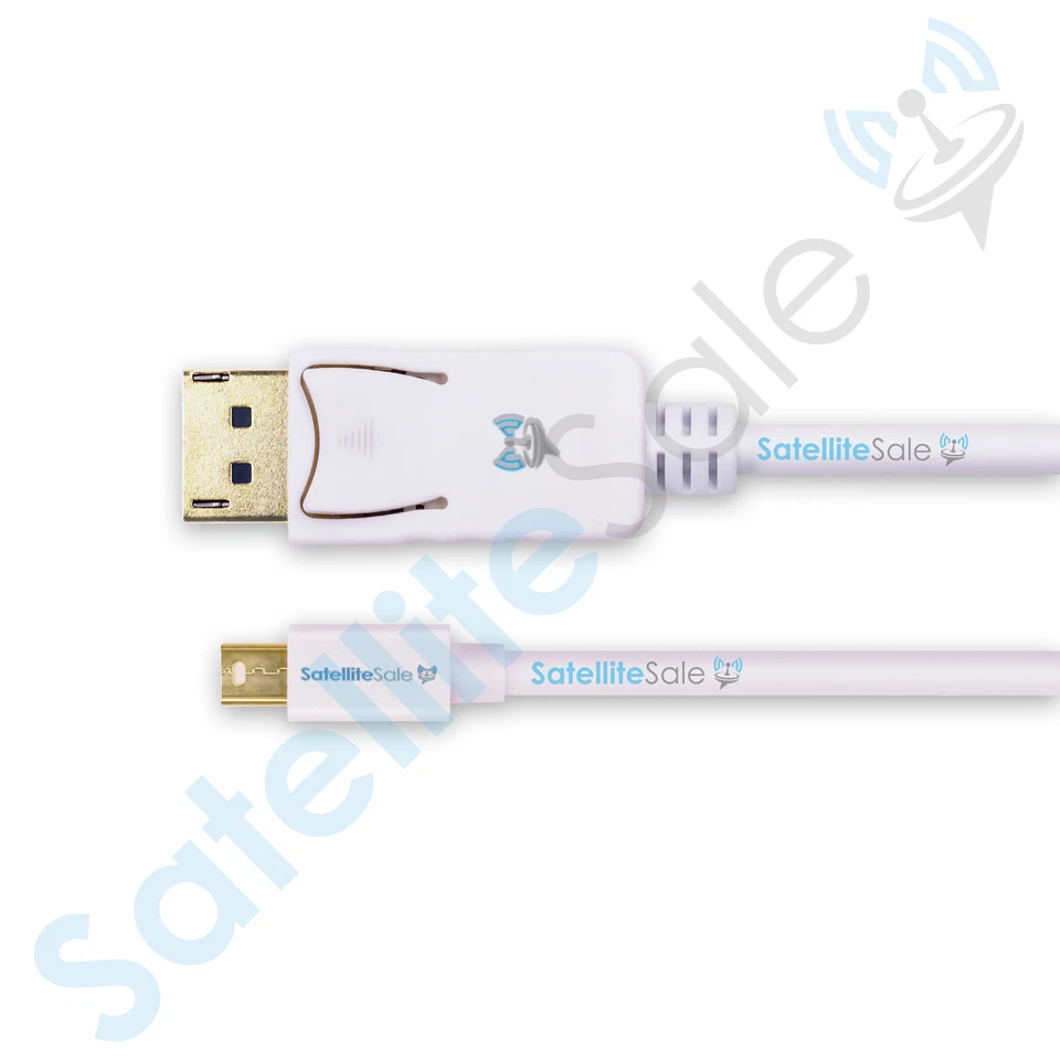 Cable DP SatelliteSale Mini DisplayPort a Display Port 4K/30Hz 8,64 Gbps Blanco Foto 4 de 4
