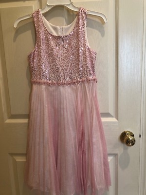BONNIE JEAN PINK SEQUINS HOLIDAY CHRISTMAS EASTER PARTY DRESS GIRLS SIZE 12  NWOT | eBay