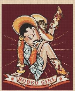 Betty Boop Cross Stitch Charts