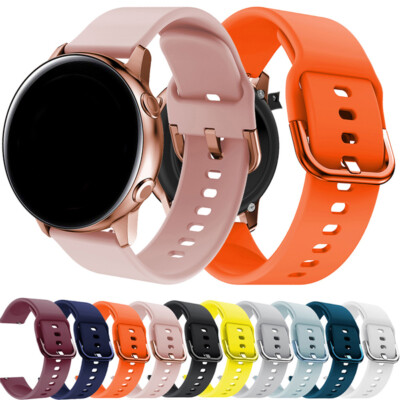 Für Samsung Galaxy Watch Active/Active 2 Silikon Sport Band Armband DE