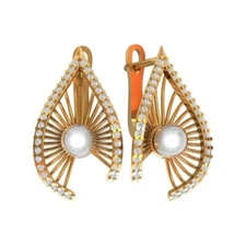 2 pairs Earring Wax patterns for lost wax casting Gold Jewelry/waxes_0599