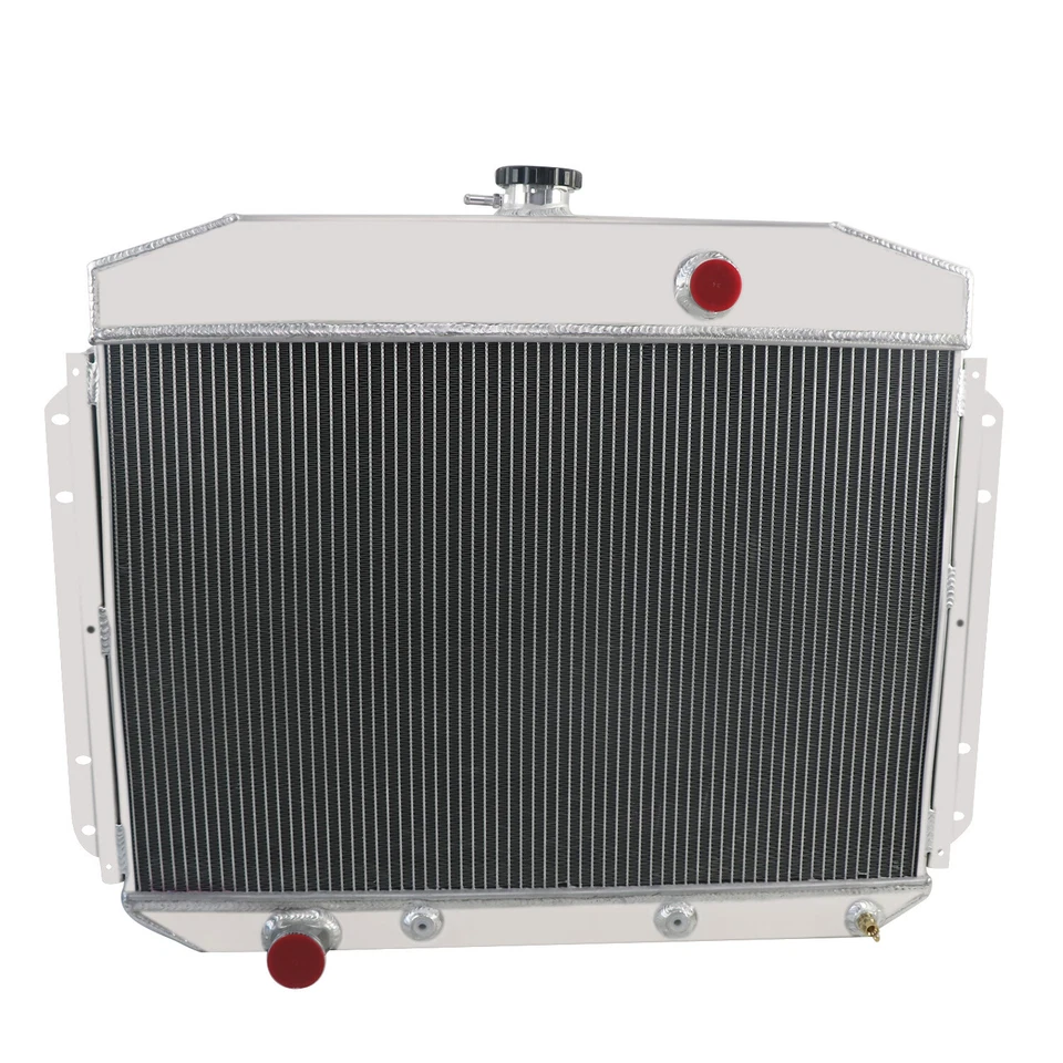 4 Row Aluminum Radiator FOR 1961-1964 1962 1965 Ford F-100/F-250/F-350 V8 Engine Foto 2 de 4