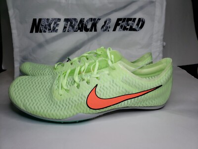 Nike Zoom Mamba V 5 Mens Track Spikes Shoes Size 12.5 Volt Orange