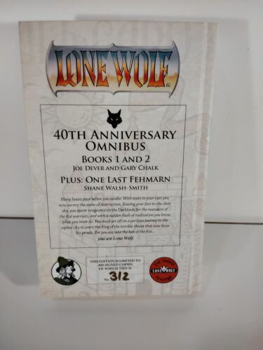 The Lone Wolf Anniversary Omnibus ***BRAND NEW 40th HARDBACK!!*** Joe Dever #312 - Picture 3 of 5
