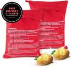 Bolsas reutilizables para microondas, paquete de 2, para hornear
