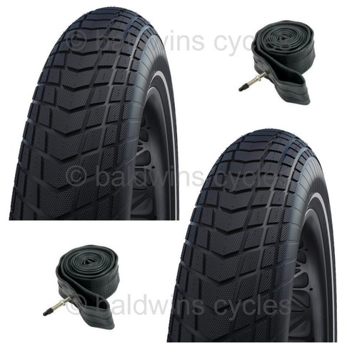 Schwalbe SUPER MOTO-X 20 x 4.0 BLACK Fat Bike 100-406 TYRE s TUBE s - Picture 15 of 16