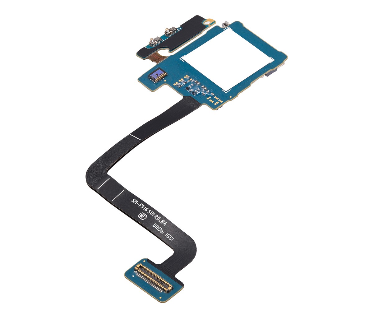 Sim Card Reader With Flex Cable Compatible For Samsung Galaxy Z