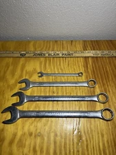 Lot Of 4 Proto Professional Wrenches SAE 12 Point Sizes In Description
