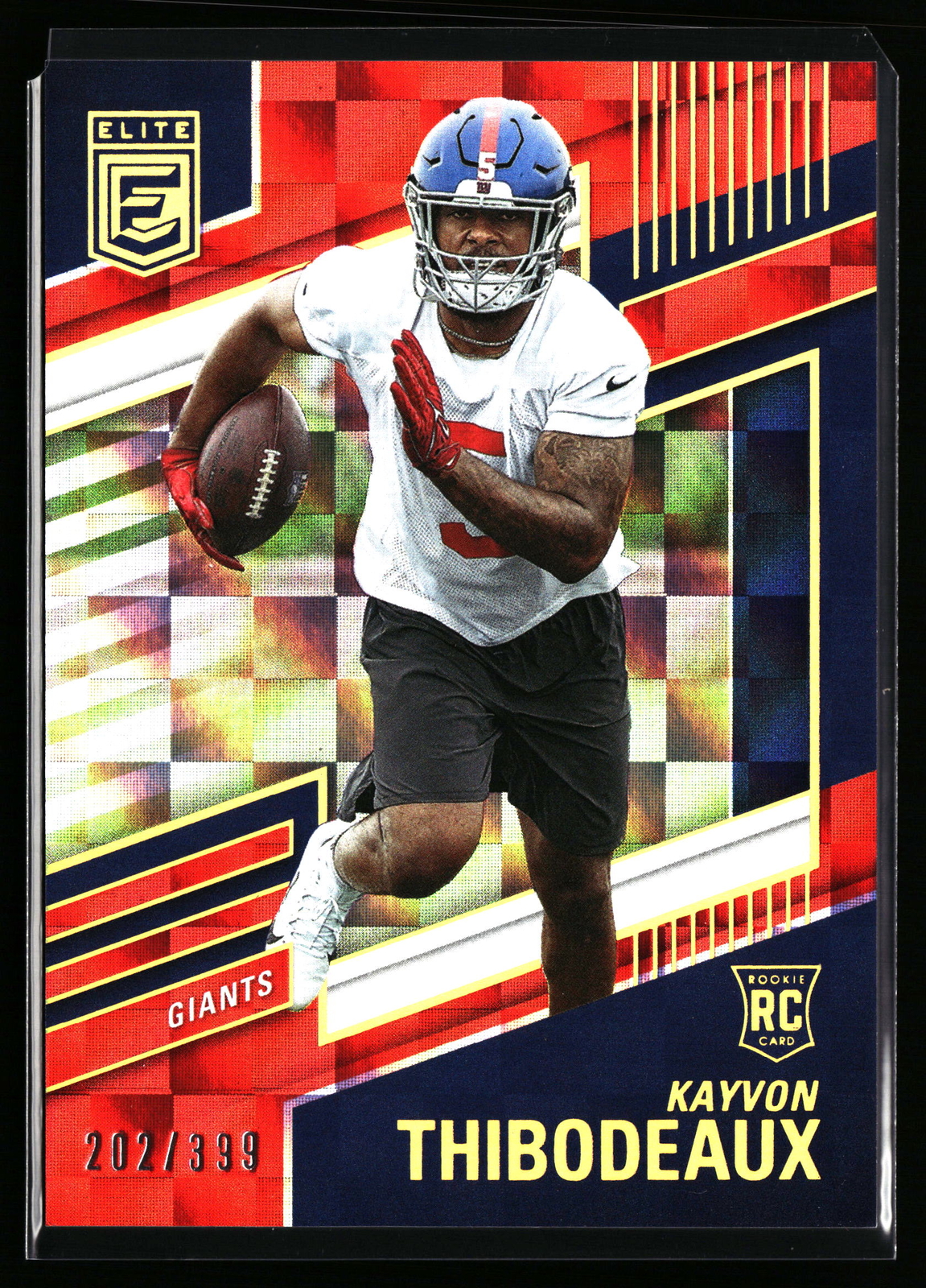 2022 Donruss Elite Kayvon Thibodeaux Red Rookie #202/399
