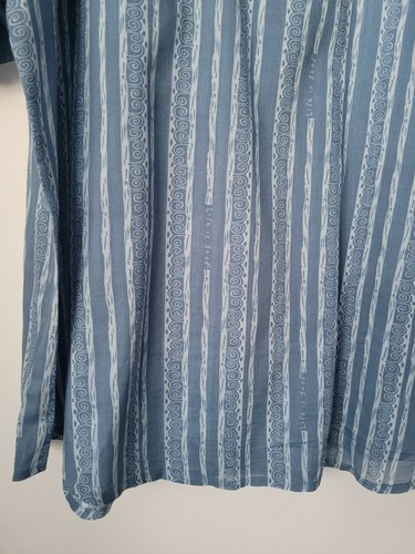 Life Is Good Men’s Blue Button Front Camp Shirt Size XL Lightweight Excellent - Picture 7 of 7