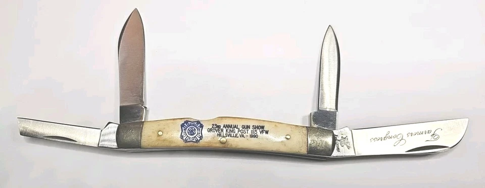 Vintage 1990 23rd Annual Gun Show Hillsville, VA Famous Congress Knife Frost Cu. - Image 2 of 4