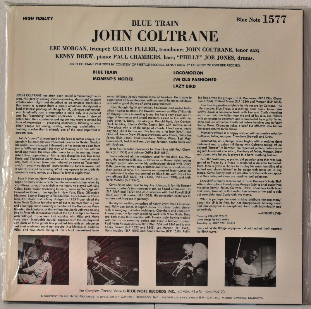 CLASSIC RECORDS - BLUE NOTE 1577 USA 180g JOHN COLTRANE