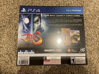 Jak 3 Collectors Edition Playstation 4 PS4 Limited Run Factory