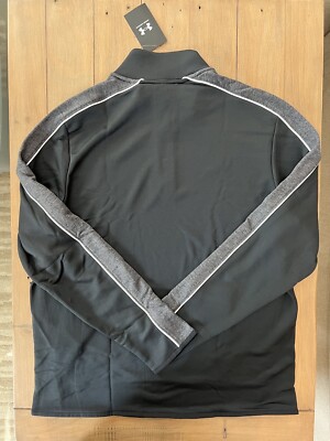 Under Armour Command Warm Up 1/4 Zip Mens Large Jacket Black