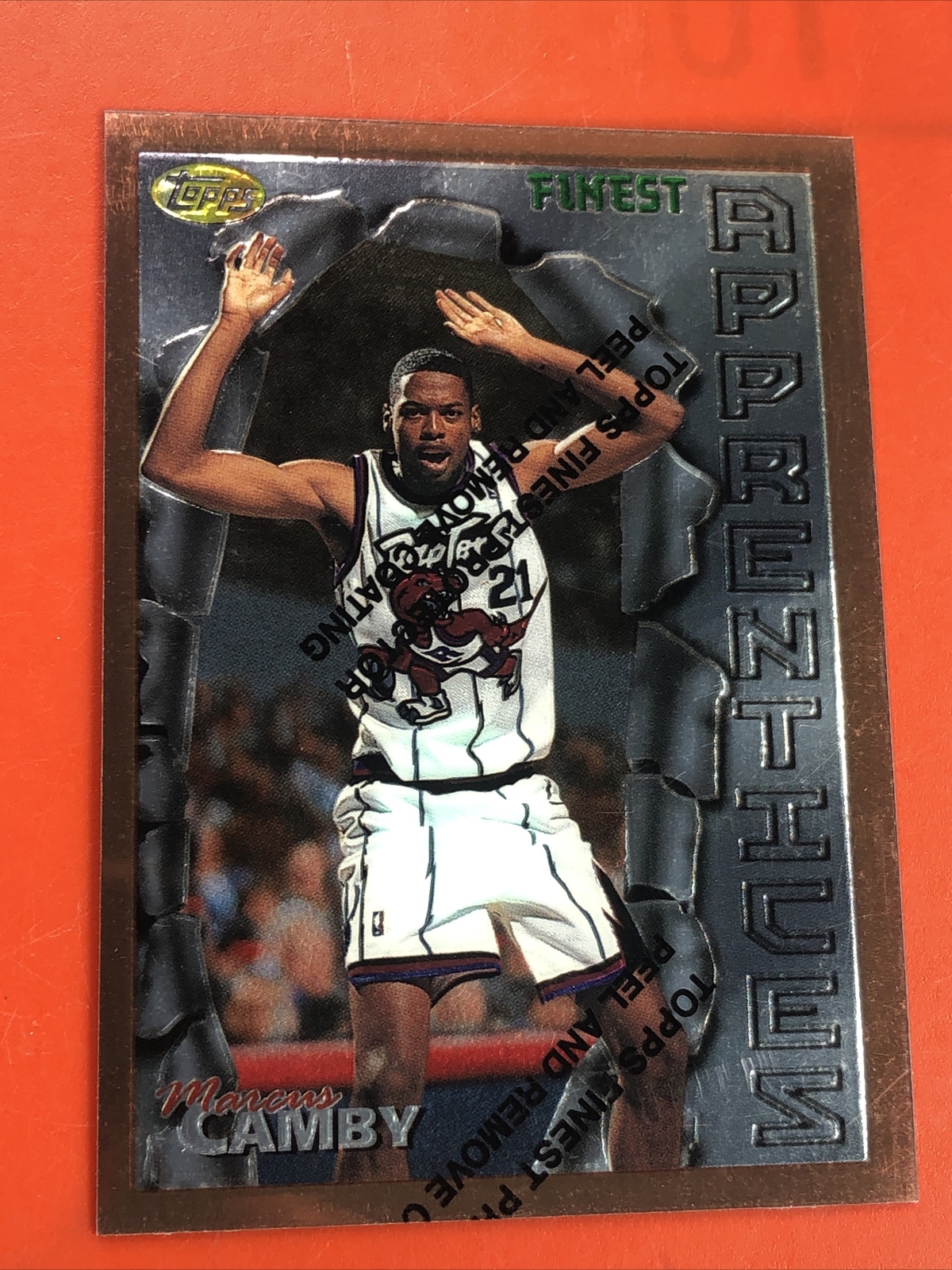 1996-97 Topps Finest Bronze Marcus Camby Rookie  #82