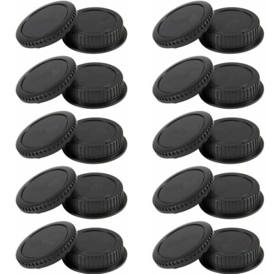 10pcs Body Front + Rear Lens Cap Cover for Canon EOS EF EF-S Lens DSLR Camera