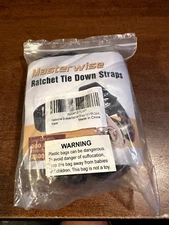 Masterwise Endless Ratchet Strap, Black Ratchet Straps Heavy Duty Tie Down