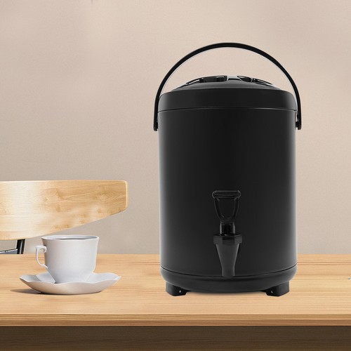 Stainless Steel Insulated Beverage Dispenser Insulated Beverage Container Black - Picture 17 of 18