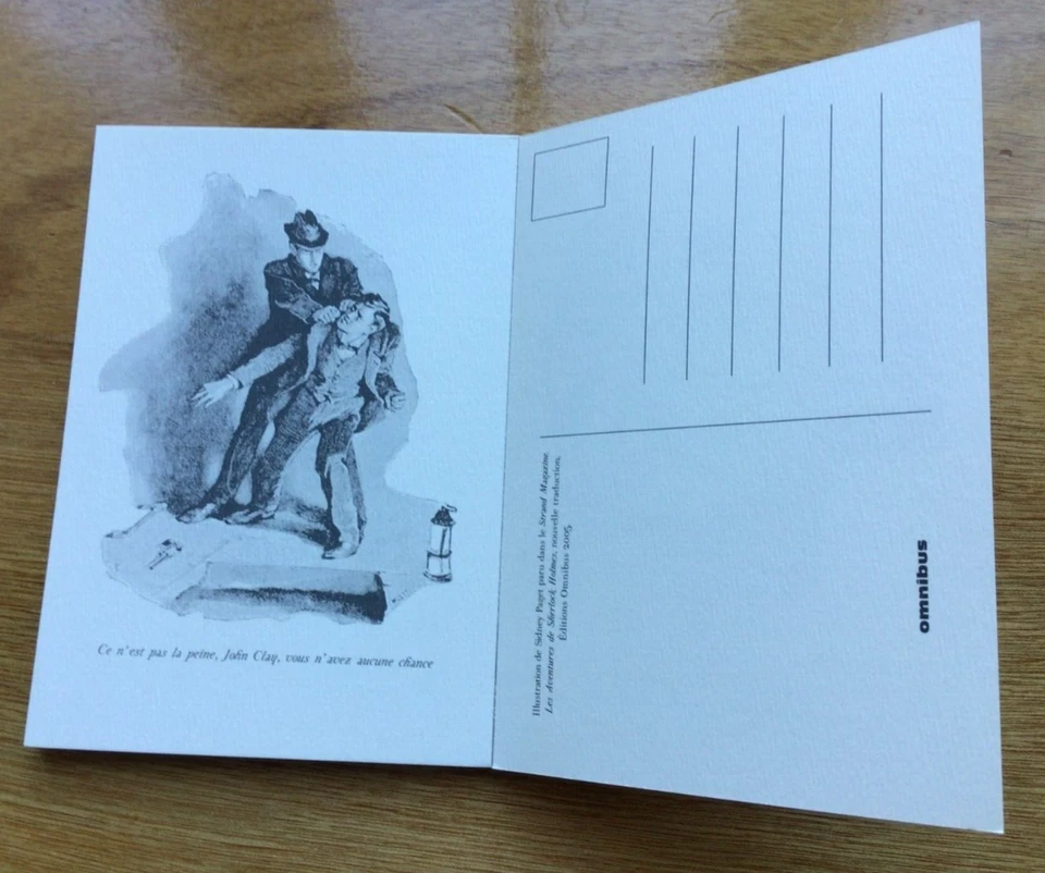 Sherlock Holmes - 15 cartes postales - 2005 - EDITIONS OMNIBUS - Photo 3/3