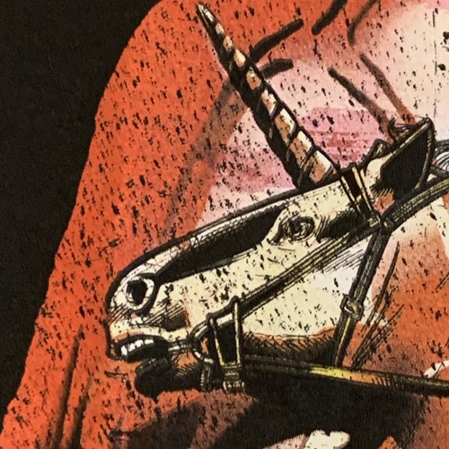 Marvel Deadpool schwarz Herren T-Shirt Reiten Einhorn LOOK Inside HEAD Unisex NEU - Bild 10 von 12