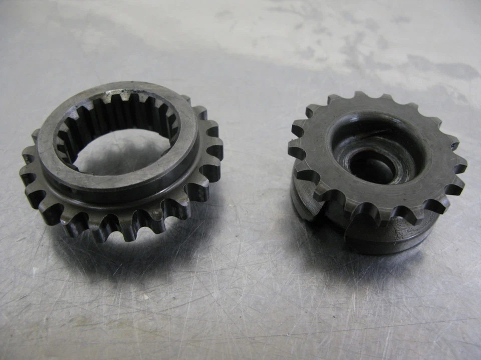 Suzuki GV1200 1985 Madura eje de manivela engranajes primarios fábrica principal OEM 85 Foto 3 de 4