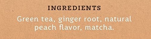 Stash Tea Ginger Peach Green Tea & Matcha Blend Box of 100 Tea Bags Packaging...