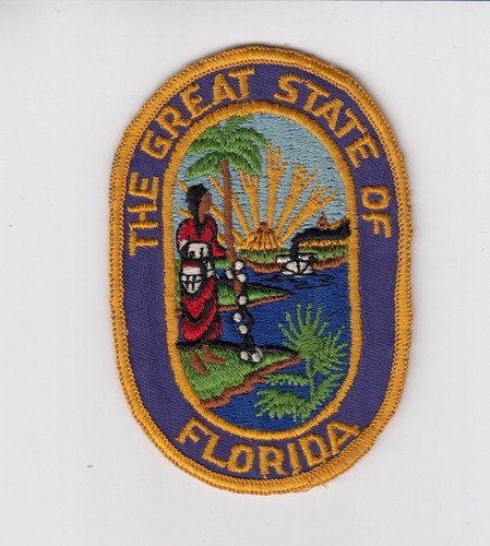 The Great State Of Florida 1970's Jacket Patch