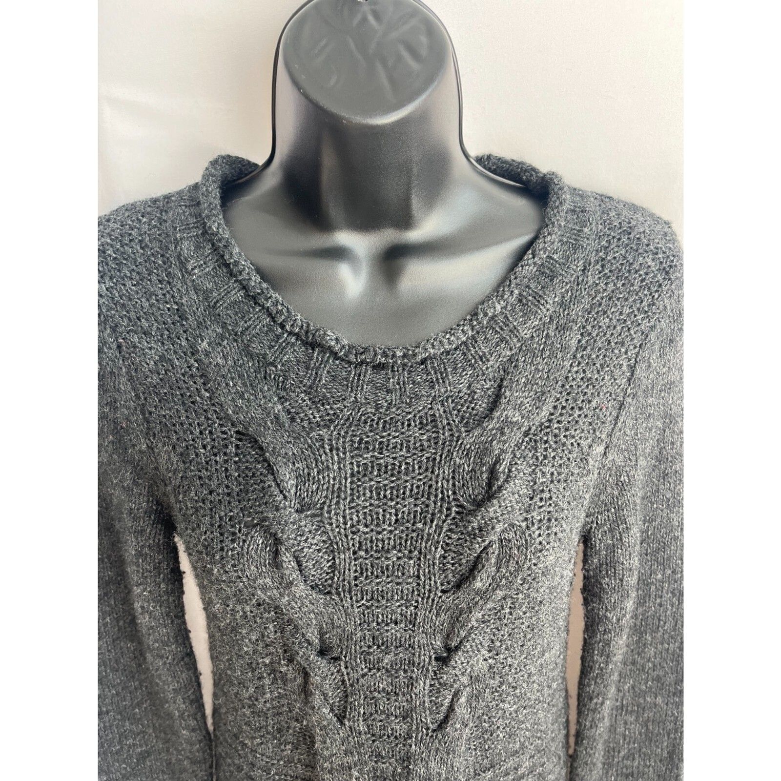 Max Studio Super Soft Wool Blend Black Sweater Dr… - image 2