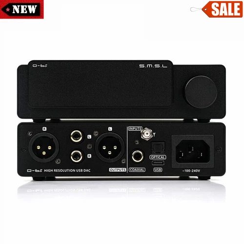 SMSL D6S DAC ES9039Q2M Bluetooth5.1 Support for XMOS HiFi 4xOPA1612 with Control
