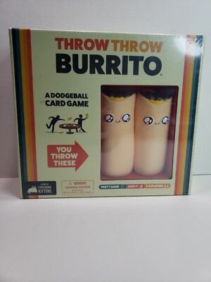 Throw Throw Burrito by Exploding Kittens A Dodgeball Party Game