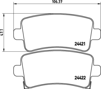 Brembo Bremsensatz Hinten 315mm Opel Insignia A Brembo BREMSSCHEIBEN 315mm BELÄGE HINTEN Für OPEL INSIGNIA B GSi POC JQ5 Bremsscheiben Bremsbeläge