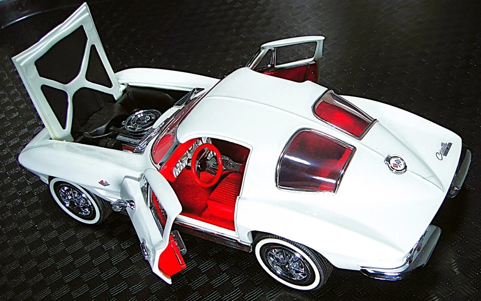 Corvette Chevrolet55Chevy57Built1 24Race18Car1963Sport12Metal Model1967 43 - Image 3 of 4