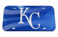 kansas city royals blue license plate made in usa