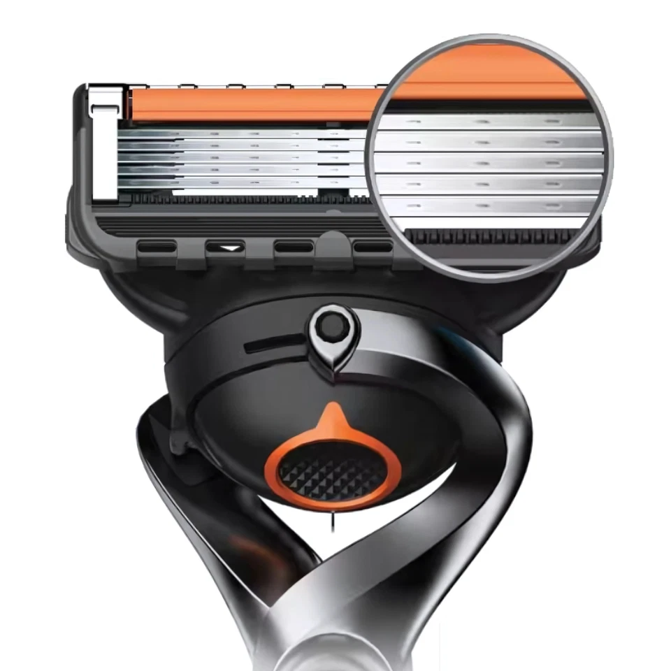 RAZOR BLADES FOR GILLETTE FUSION 5 PROGLIDE BLADES REPLACEMENT RAZOR + HANDLE - Image 2 of 4