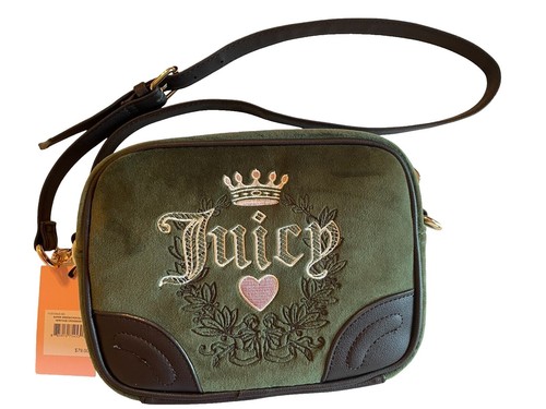 Juicy Couture Juicy In The Sky Velour Crossbody Bowler Bag Frosty