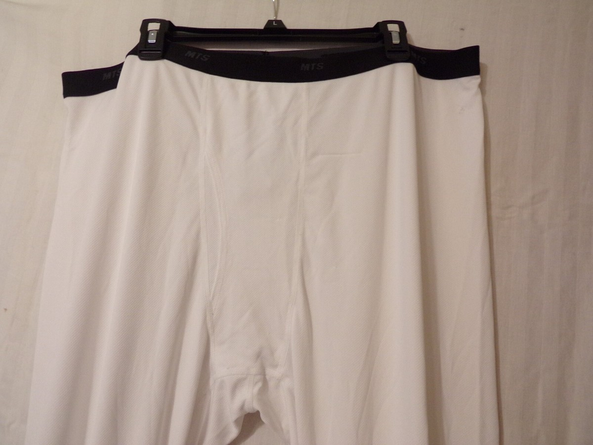 NEW Mens 3X REI White Lightweight Base Layer Thermal Wicking Long