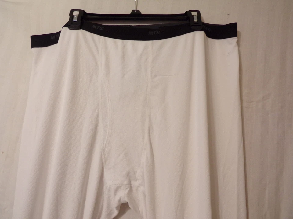 NUEVO Para Hombres 3X REI Blanco Ligero Capa Base Térmica Absorbente Ropa Interior Larga Nueva con Etiquetas Foto 2 de 4