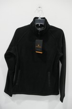 Womens Stormtech Shasta Tech Fleece 1/4 Zip Pullover Pockets Size Medium Black