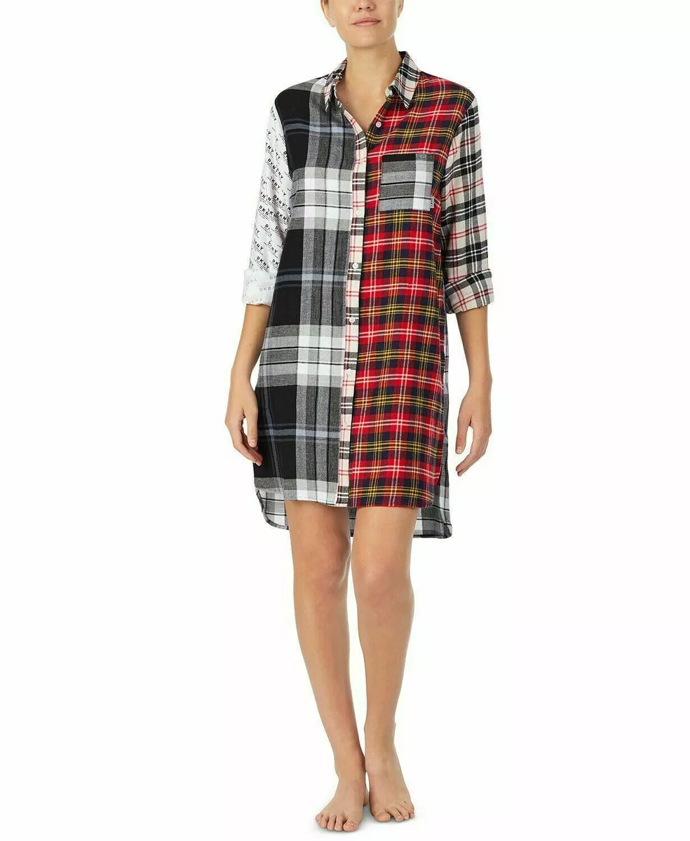 Dkny sleep 2025 shirt with pockets